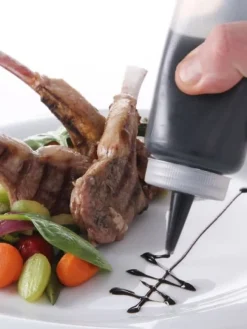 Såsbehållare-Dispenserbehållare för kalla såser 0,35l. transparent - Hendi 557822