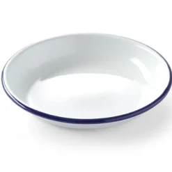 Djup emaljerad platta, vit, diameter. 220 mm Hendi 621264