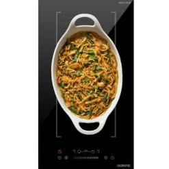 Spishällar-Domino induktionshäll för inbyggnad - OCEANIC - OCEATI2Z2BF - 2 brännare med flexibel zon - 3600 W - Svart