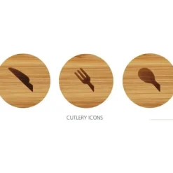 Joseph Joseph DrawerStore Bamboo kompakt bestickbricka