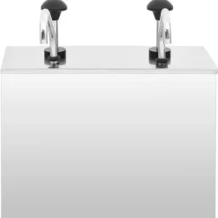 vidaXL Dressingbehållare rostfritt stål 2 x 3,5 L