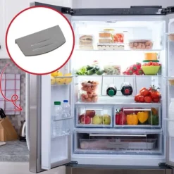 Frysar-Dörrhandtag frysskåp - SOS ACCESSOIRE - 4244570100 - Vit - Kompatibel med BEKO, DOMEOS, GRUNDIG