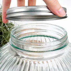 Dryckesautomat i glas med kran, kula, 5,5L, UTMÄRKT HUSPRODUKTER 139774