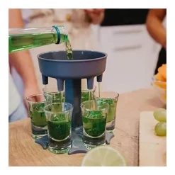 Dryckesautomat med 6 snapsglas cocktaildispenser