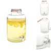 Dryckesautomater-Dryckesautomater - Living Glasbehållare XXL med tappkran transparent 8 L