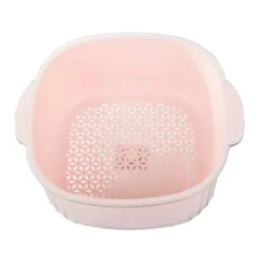 Durkslag & Silar-Dubbel durkslagsskål - För frukt, sallad och grönsaker