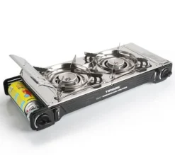 Portabla Spisar-Dubbel gasolkök 2,2kwx2 TIROSS TS-267