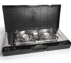 Portabla Spisar-Dubbel gasolkök 2,2kwx2 TIROSS TS-267