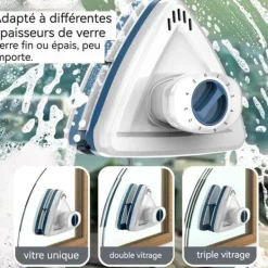 Rengöringsmedel-Dubbelansiktad magnetisk fönsterputs INN® 6-40mm 6 justerbara nivåer magnetisk fönsterputs verktyg för magnetisk rengöring