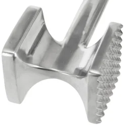 Dubbelsidig köttklubba i stål 26,5 cm