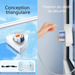 Rengöringsmedel-Dubbel-sidig magnetisk fönsterputsare INN® manuell 6 nivåer justering av vattenutsläpp för glas 3-30mm 2 vattentankar