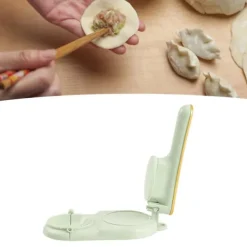 Dumpling Maker Presser Snabbpressform PP Plast Hushållsköksredskap Ljusgrön