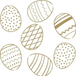 Pappersservetter-Duni Servetter Gyllene Ägg 3-lagers 33x33cm