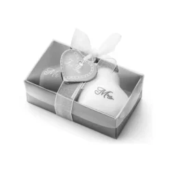 Duo saltpepparhjärta Mr and Mrs Saltkar och pepparkar