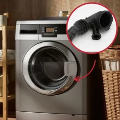 Tvättmaskiner-Durite kammare/pumpar - SOS Accessoire - DC67-00335A - Kompatibel med Samsung tvättmaskin - Vattentilloppstubo