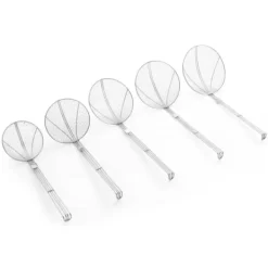 Durkslag, sil för fritering i olja, rostfritt stål. 180 mm - Hendi 640500