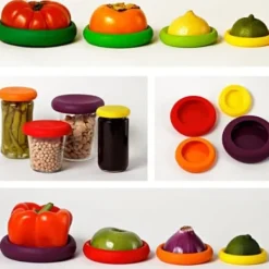 EBUY® Set med 4 matsilikonlock