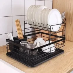 Diskställ & Torkställ-ECARLA opvaskeafløb sort SU04CZ