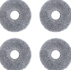 Rengöringsutrustning-ECOVACS Runda Golvrengöringspads för N30 PRO - 4-pack