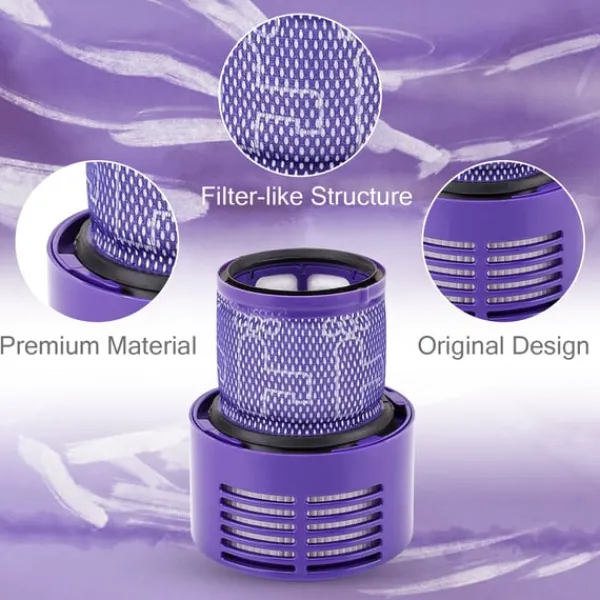 Efterfilter för Dyson V10/SV12 dammsugare 2-pack