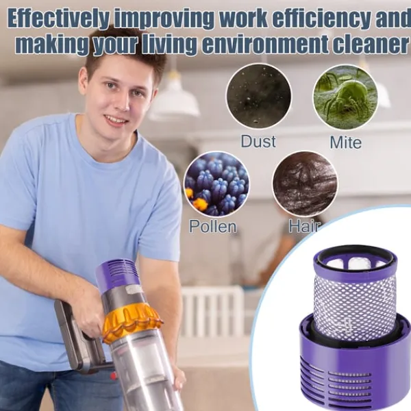 Efterfilter för Dyson V10/SV12 dammsugare 2-pack