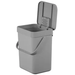 Soptunnor & Papperskorgar-EKO Puro II Matavfall Caddy Avfallskärl 5L Grå