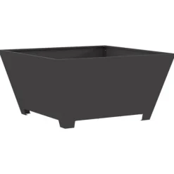 vidaXL Eldstad Svart 80 x 80 x 40 cm Stål