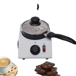 Maskiner För Chokladtemperering-Elektrisk Chokladsmältare, Non-Stick Keramik, Snabb Uppvärmning, Kompakt Design