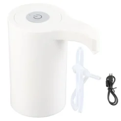 Elektrisk dricksvattenflaskpump Bärbar intelligent vattendispenser USB-laddningsvattenflaskpump