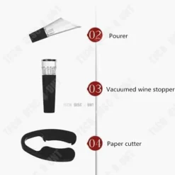 Korkskruvar-Elektrisk flasköppnare - TD® - 4-delarsset - Hög prestanda - Samtida design - Trådlös