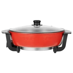 Elektrisk hotpot - Gryta med 2 fack - 1360 W - 220 V - Nonstick yta - Livsmedelsklassad - Himmelblå