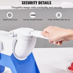 Elektrisk isknuser 176 lbs/tim snökonmaskin, riven is, 180W