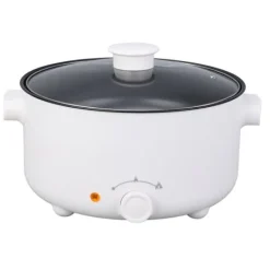 Elektrisk kokkärl Mini multifunktionell spis 3 växlar eldkraft Anti Stick Stekpanna