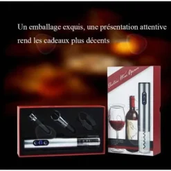 Elektrisk korkskruv - CONFO - 4 delar - Grå silver - Aluminiumlegering - 2800MAH