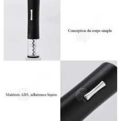 Elektrisk korkskruv - INN - Modell med torra batterier - Silver - ABS - Multifunktionell