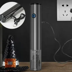 Korkskruvar-Elektrisk korkskruv - OUVRE-BOIS - Automatisk - Aluminiumlegering - 7,5 x 28,7 cm