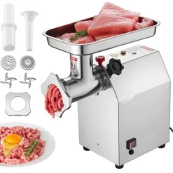 Matkvarnar-Elektrisk Köttkvarn, Kommersiell Modell, 9,2 Lbs/Min, Korvfyllare för Kök