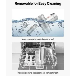 Matkvarnar-Elektrisk Köttkvarn, Kommersiell Modell, 9,2 Lbs/Min, Korvfyllare för Kök