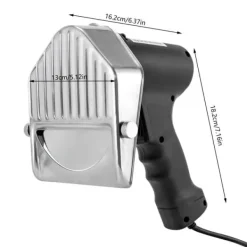 Köttskivare-Elektrisk köttskivare - Skärmaskin - Tjockleksjustering 0–10 mm - Rostfritt stålblad - Ergonomiskt handtag - Lätt att rengöra