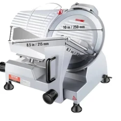 Elektrisk Matberedare, Justerbar Tjocklek, Hållbar Aluminiumkonstruktion,240W