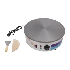 Elektriska Stekpannor & Wokar-Elektrisk pannkakslagg, rostfritt stål, nonstick varm platta, konstant temperatur,VIT