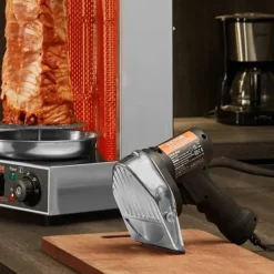 Elektrisk Shawarma-kniv, 19x13x19 cm, Rostfritt stål