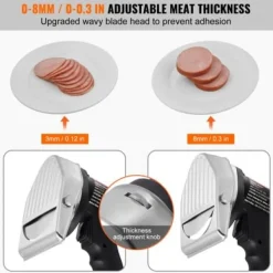 Elektrisk Shawarma-kniv, 19x13x19 cm, Rostfritt stål