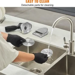 Köttskivare-Elektrisk Shawarma-kniv, 21x13x20 cm, Rostfritt stål, Justerbar tjocklek