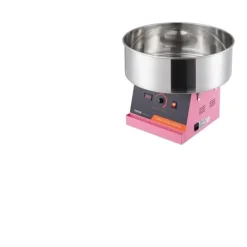 Elektrisk Sockervaddsmaskin, 1000W Effekt, Producerar 6 Coner per Minut,Rosa