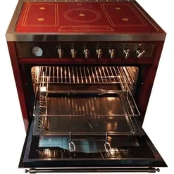 Spisar-Elektrisk spis - Kaiser - HC 93655 IRotEm - 90 cm - Induktion - Fläkt A 9315 Röd