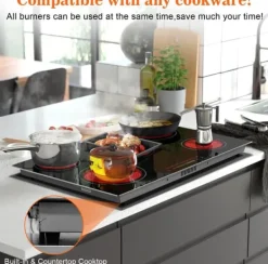 Spishällar-Elektrisk spishäll, 8400W, 30,3