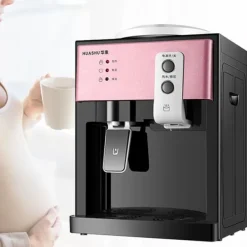 Vattenkylare-Elektrisk Vattendispenser, 550W Värmekraft, Toppmatad Design, Hållbar Rostfritt Stål