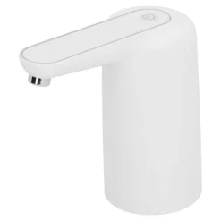 Elektrisk Vattendispenser med Ftunn USB-laddning Automatisk Dricksfontän Vattenpump Vit