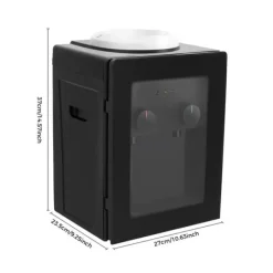 Vattenkylare-Elektrisk vattendispenser/vattenkylare - Bordsmodell - Varm & kall, Toppmatad, 220V 50Hz, 550W/75W, För 3,5–18,9 L dunkar - Svart